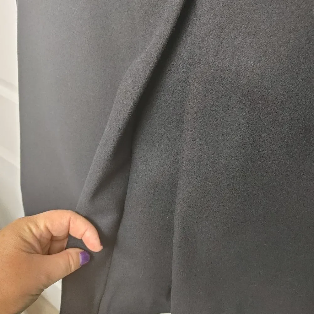 Top Shop Navy Dark blue Coat size 6 - Picture 3 of 6